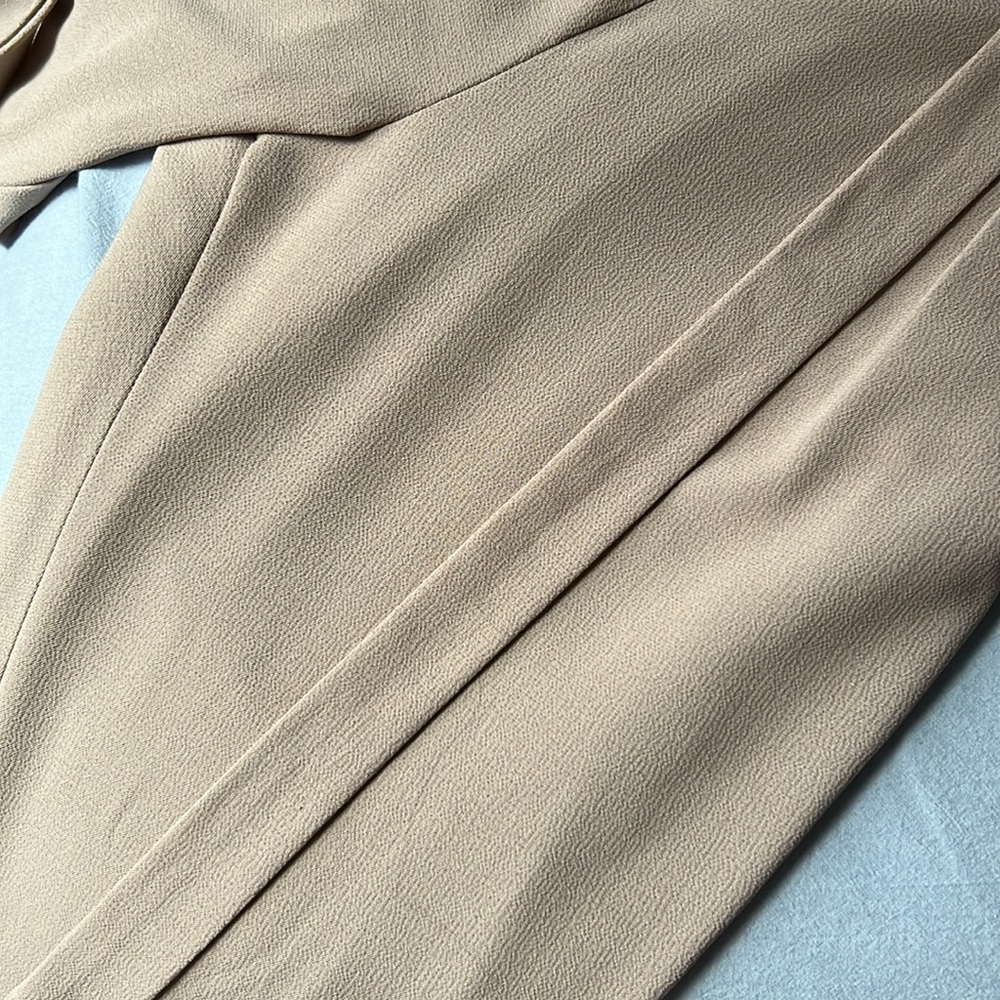 Taupe Paperbag Pants - Picture 3 of 3